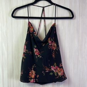 INTERMIX JANELLE FLORAL STRAPPY TANK CAMI 2